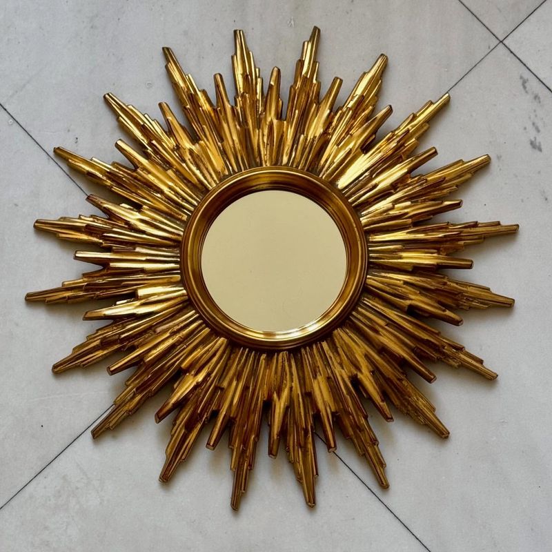 Vintage Sunburst Mirror