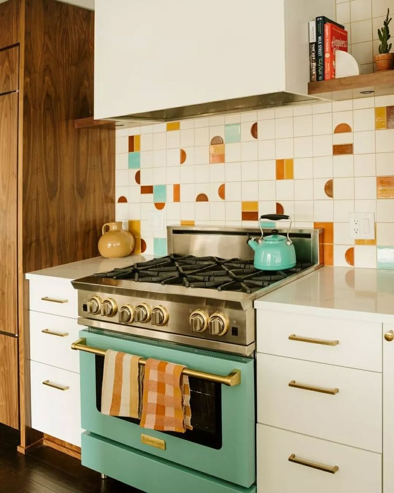 Vintage Tile Backsplash