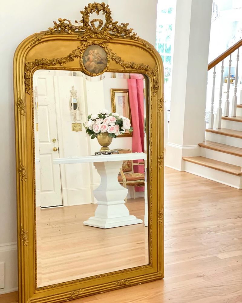 Vintage Trumeau Mirror