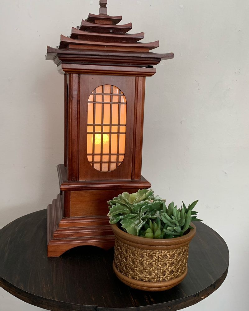 Vintage Wooden Lantern