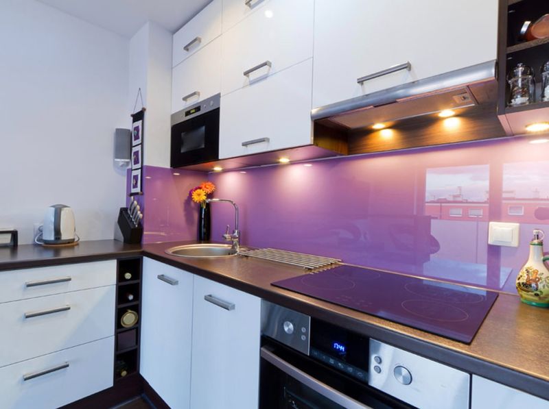 Violet Backsplash