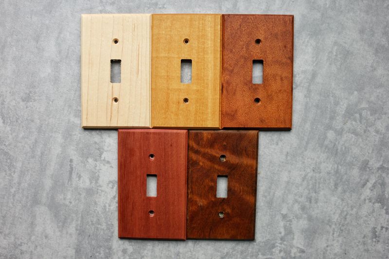 Wood Finish Plates