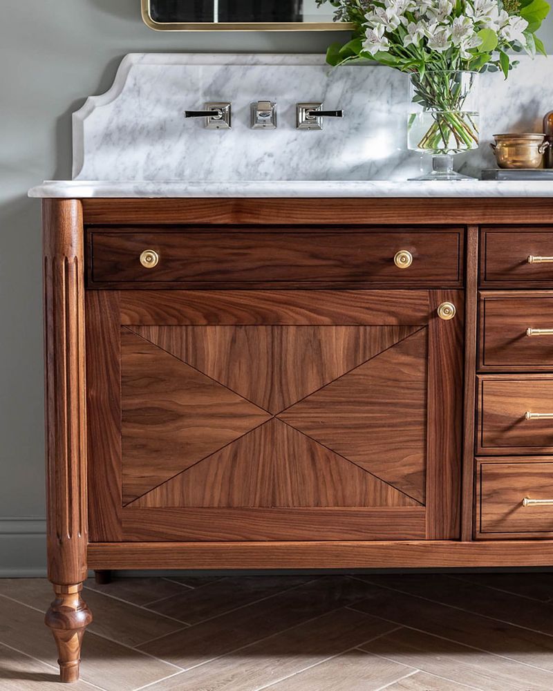 Wooden Vanity