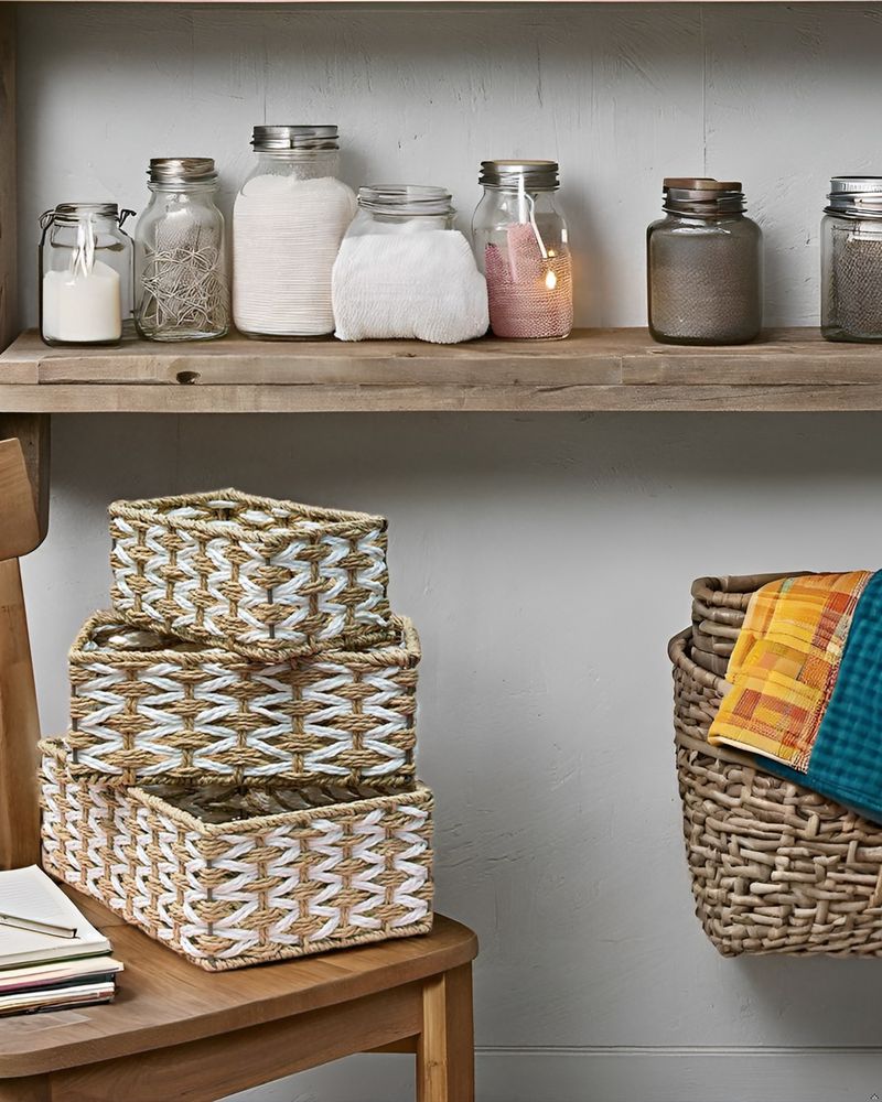 Woven Basket Storage