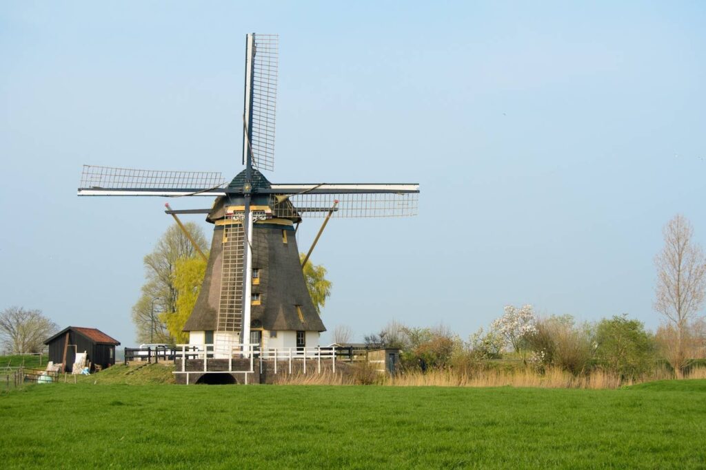 Amsterdam, Netherlands windmill