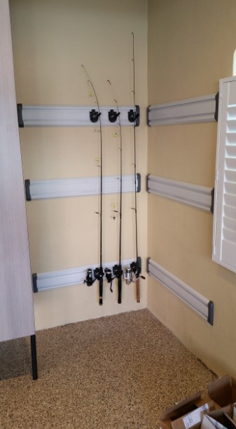 fishing rods display