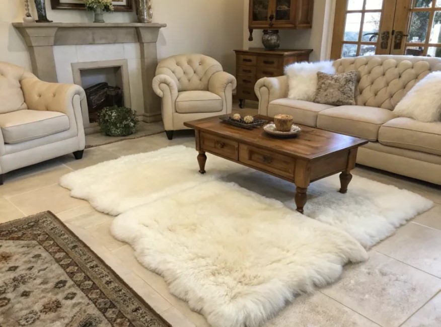 sheepskin rug