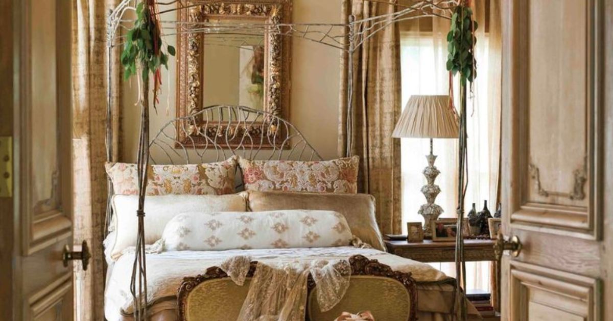 Image showcasing 23 French Country Bedroom Designs That Are Inspired By Fairytales