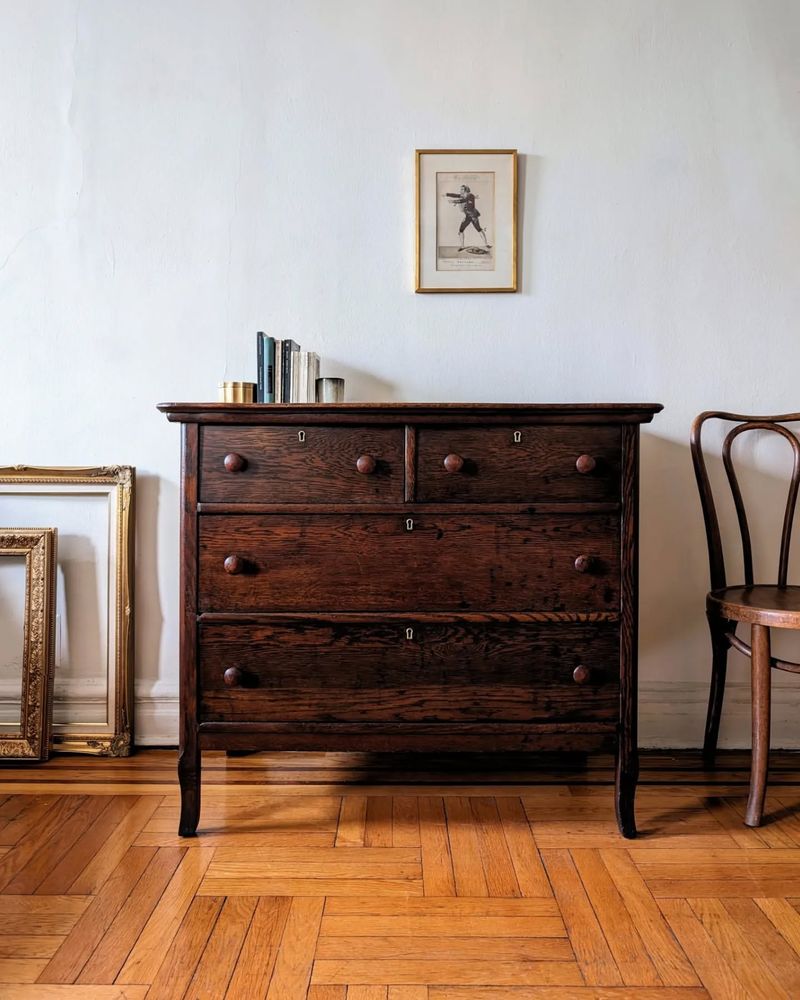 1940s Dark Wood Furniture