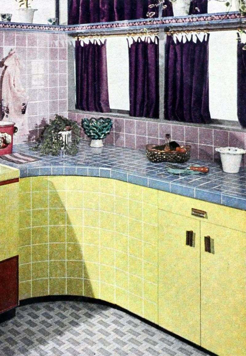 1950s Tiled Countertops