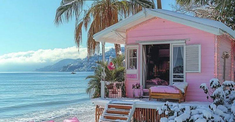 20 Dreamy Pink Cottages Straight Out of a Fairytale