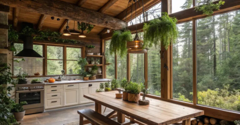 24 Rustic Boho Kitchens That Perfectly Bring Nature Indoors