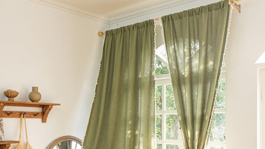 Stunning New Fresh Green Window Treatment Trends image