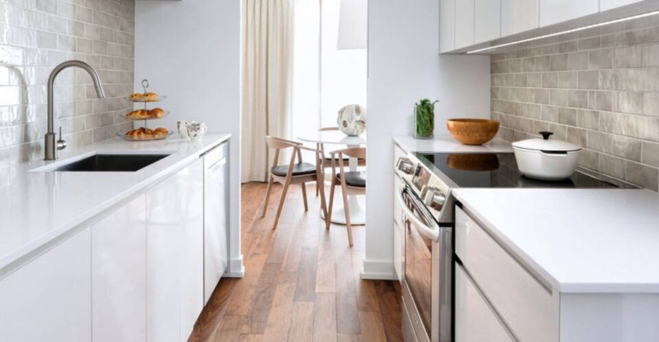 Galley Kitchen Elevation