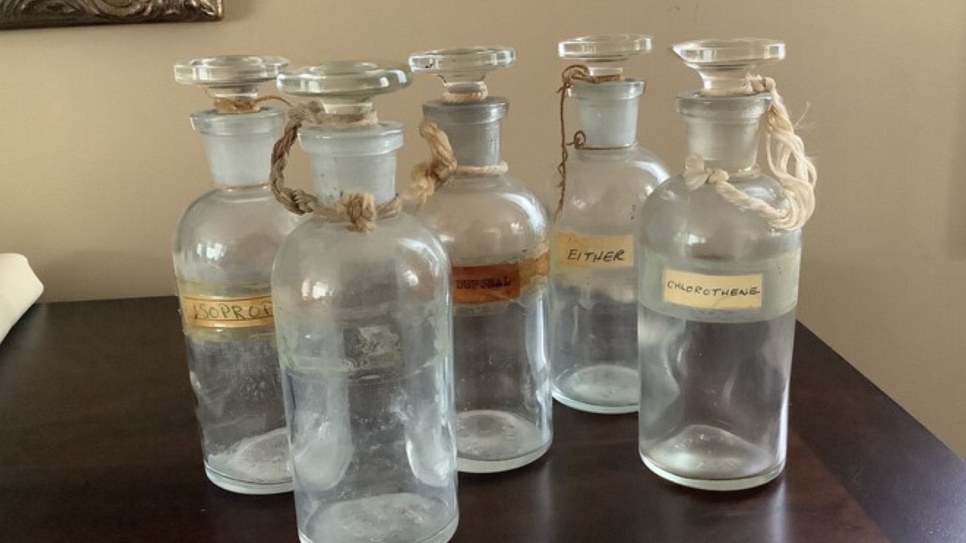 old apothecary bottles