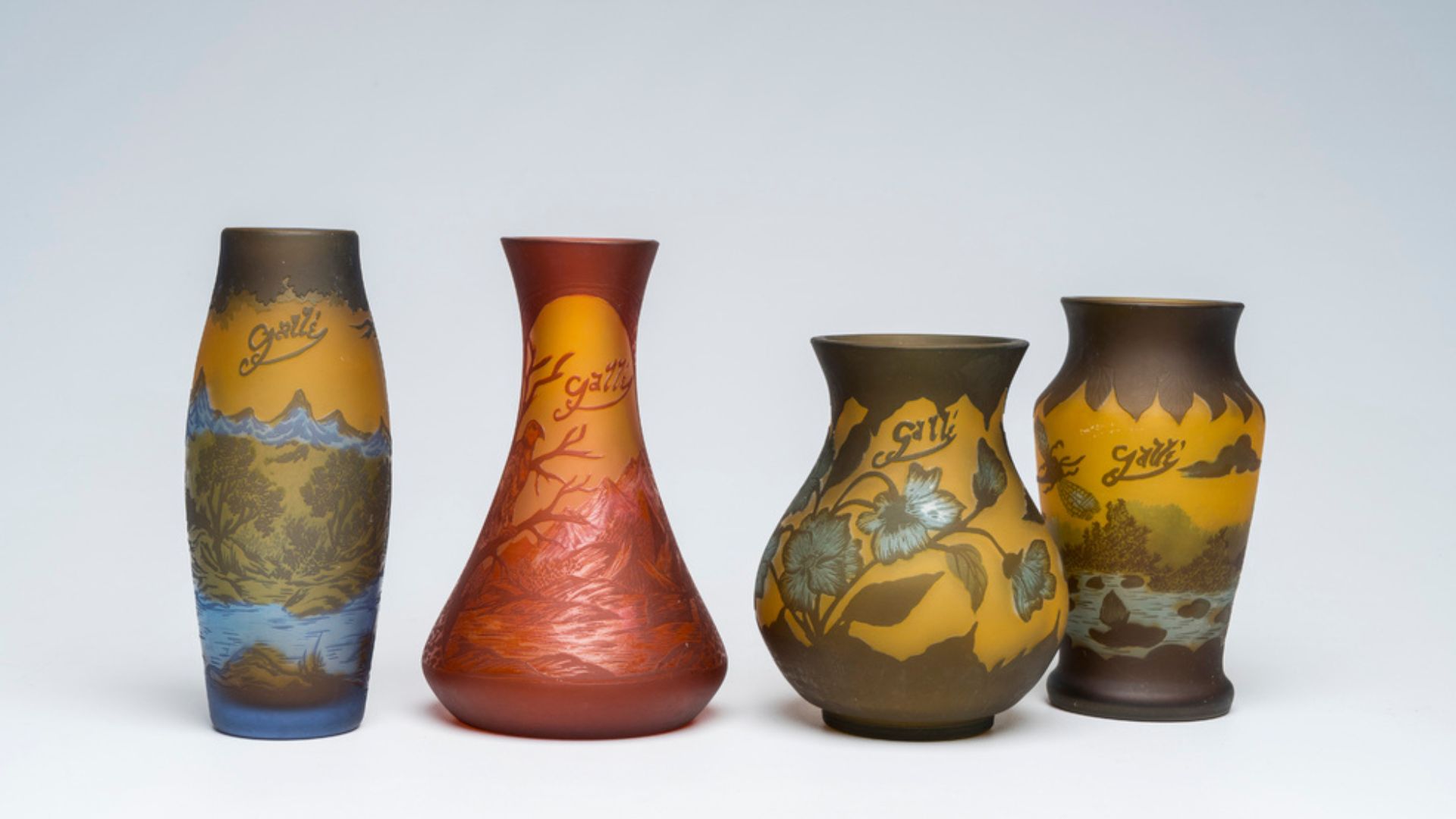 cameo glass vases