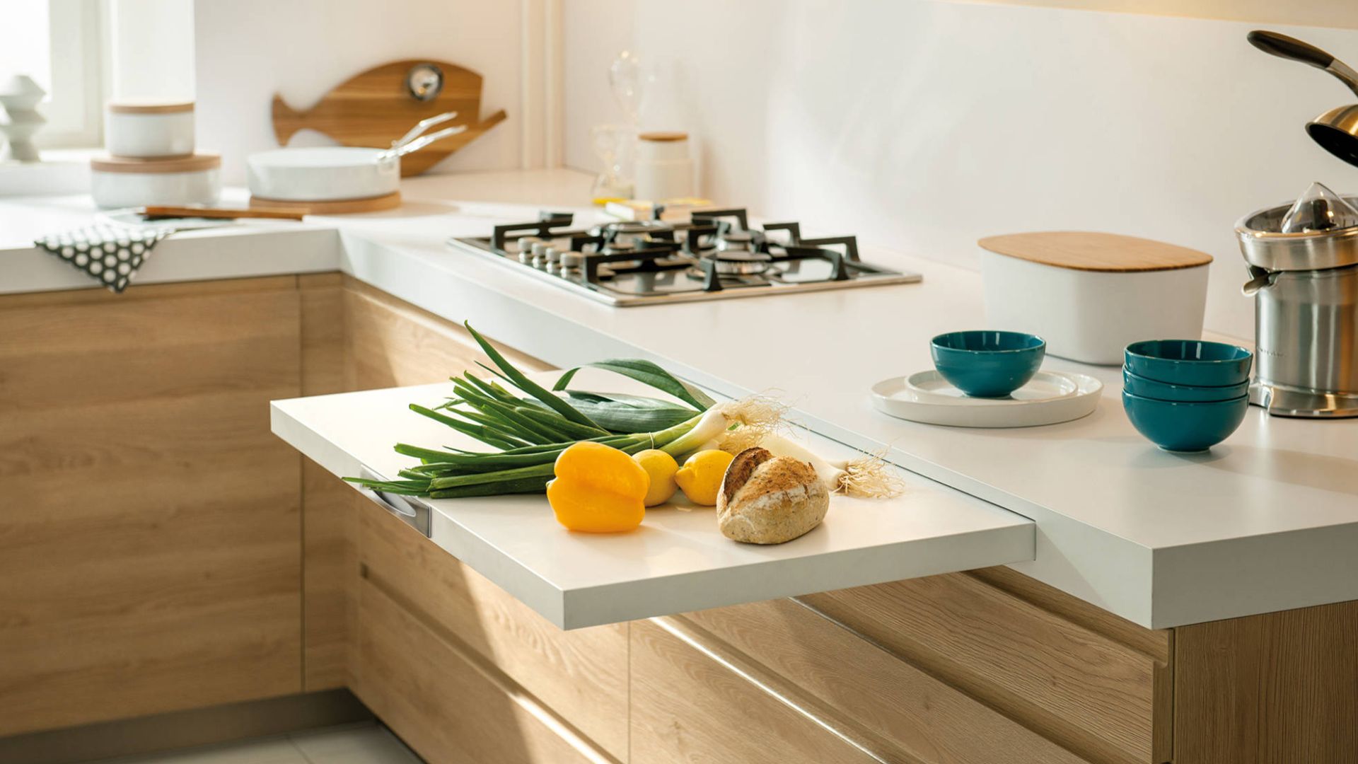 no counter space in small kitchen