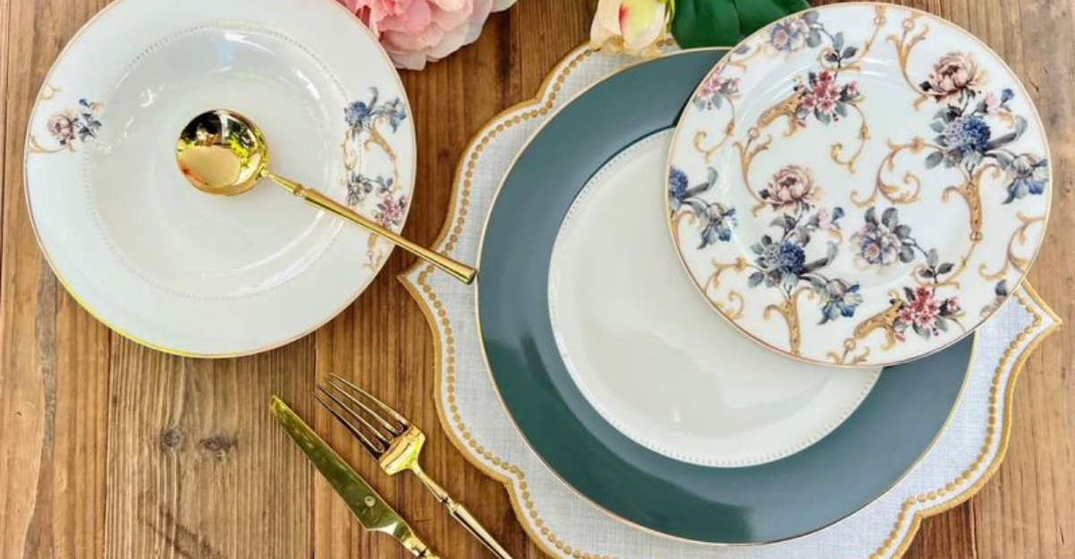 elegant china plates