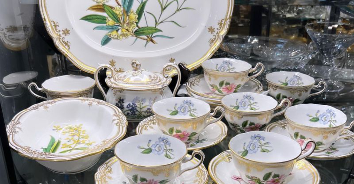 antique china set