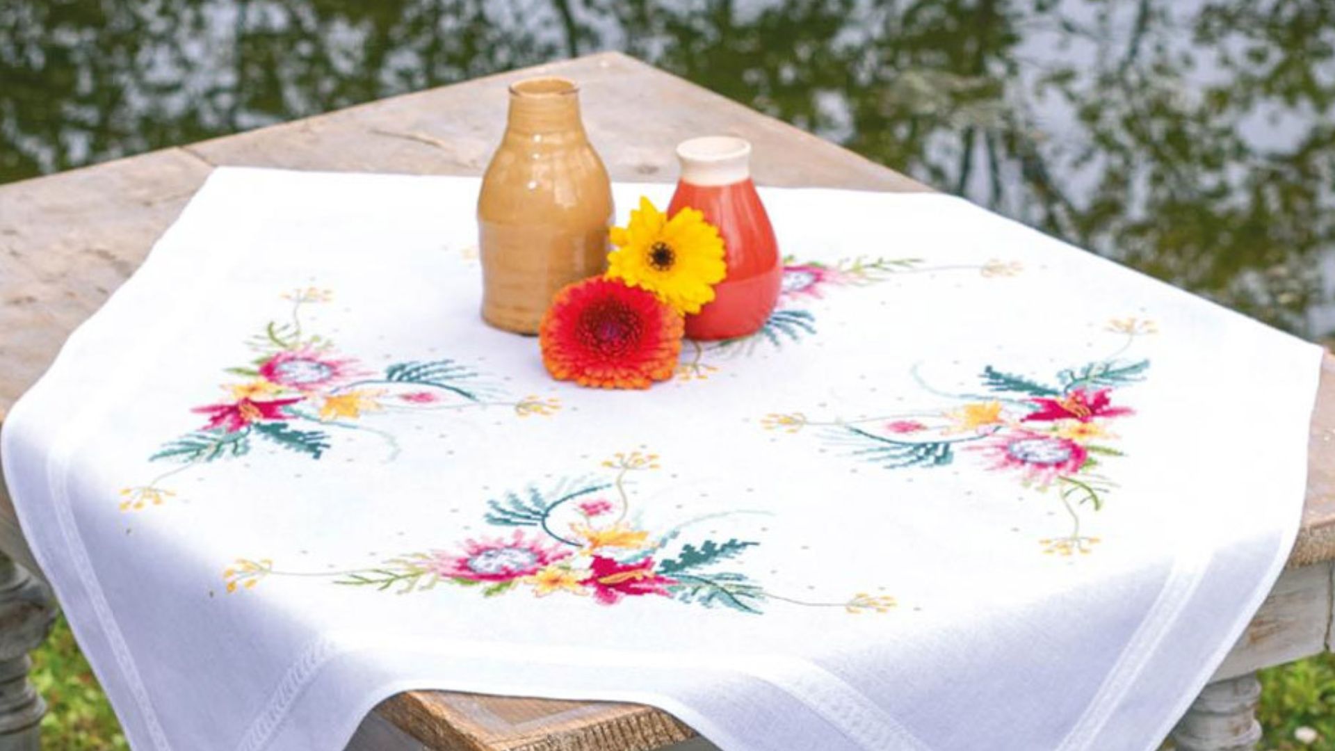 embroidered tablecloth 