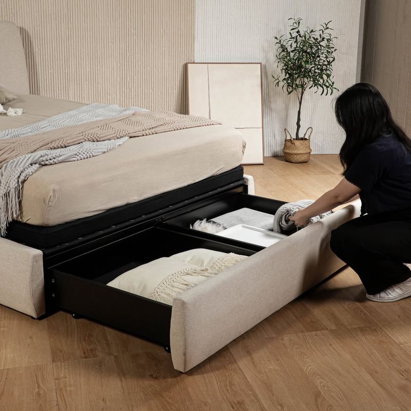 Adjustable Bed with Storage