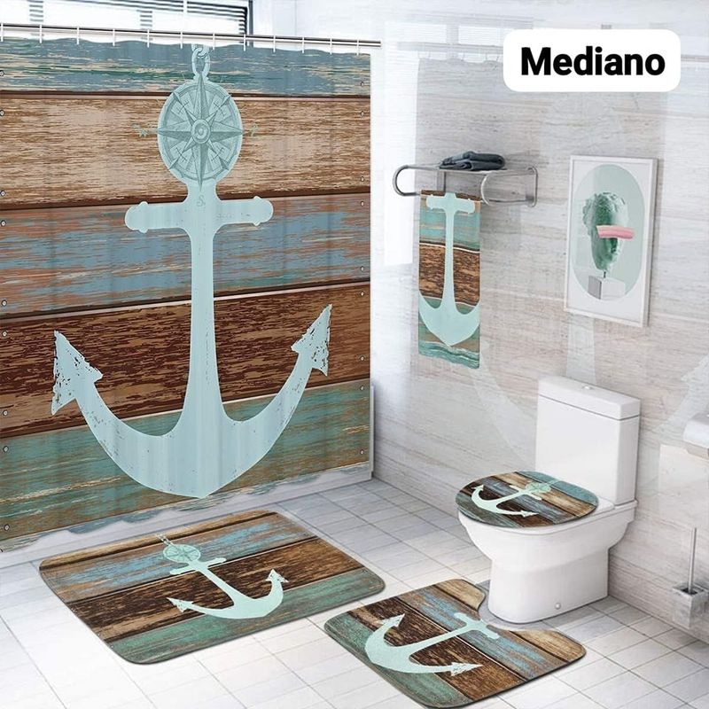 Anchor Shower Mat