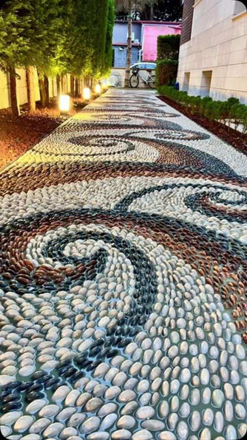 Pebble Mosaic Path