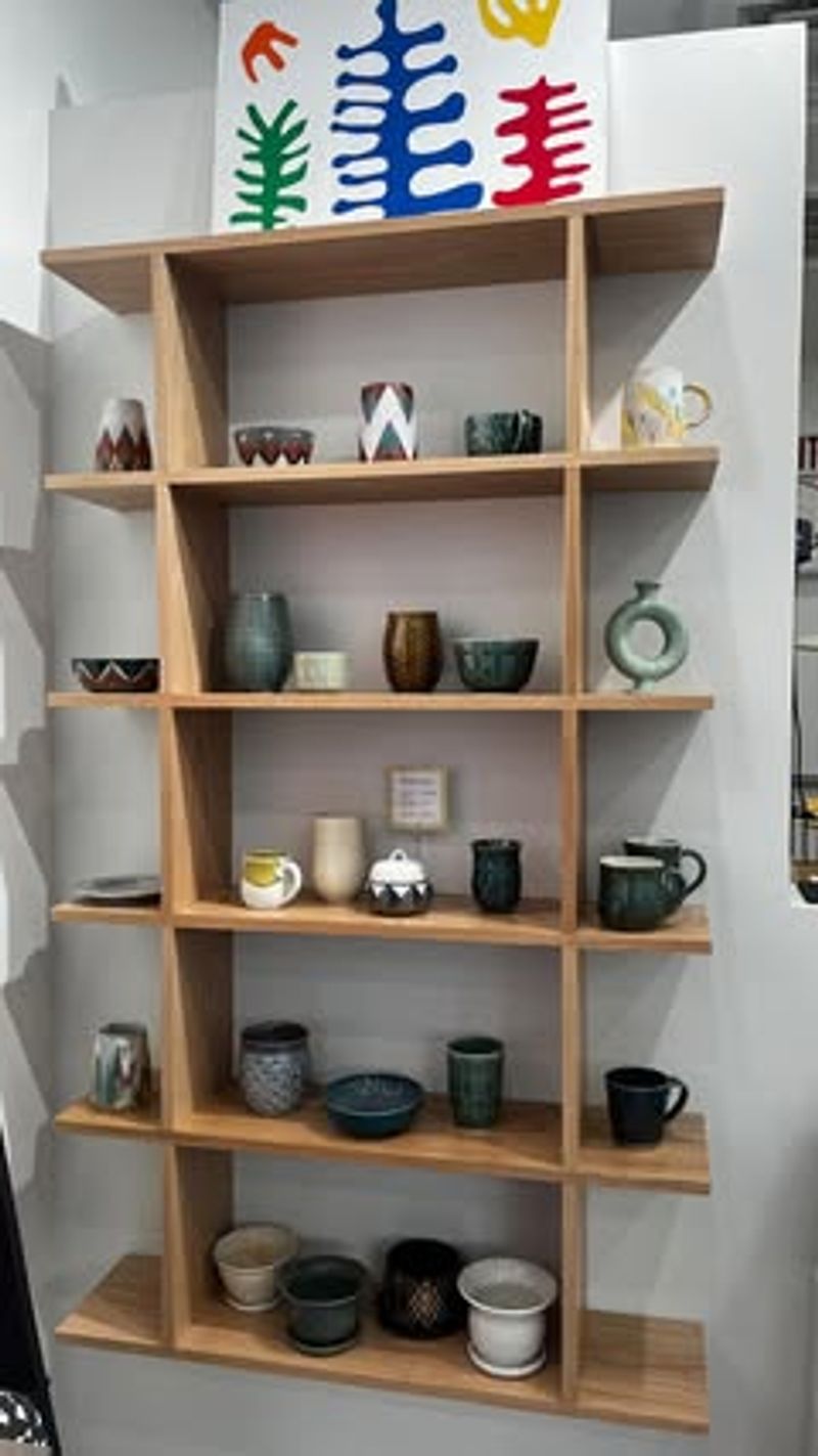 Artisan Pottery Displays