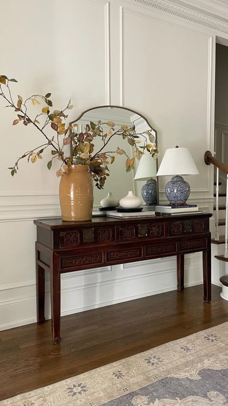 Asian-Inspired Console Table