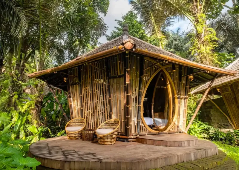 Bamboo Meditation Hut