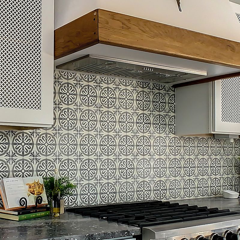 Bold Mosaic Backsplash