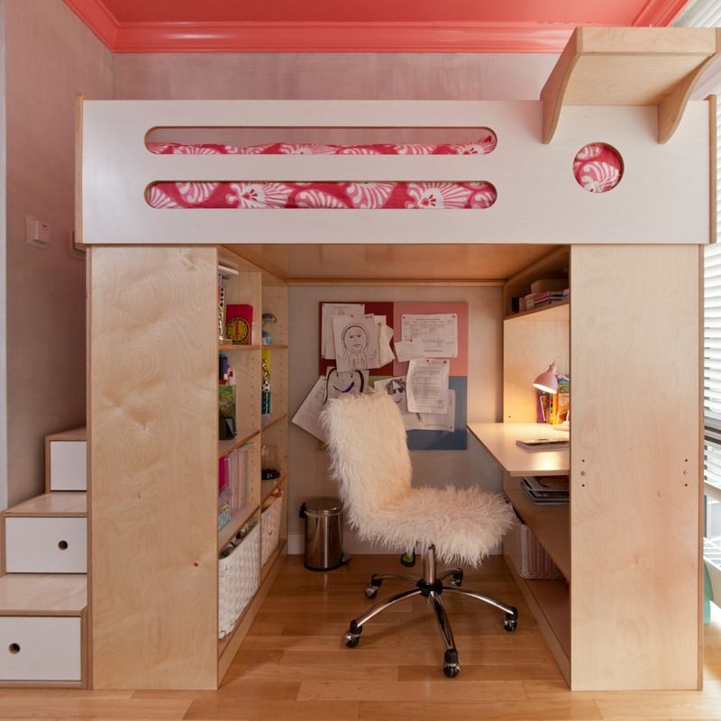 Cabin Bed with Wardrobe