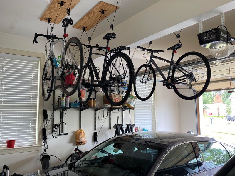 Ceiling-Mounted Bike Lift