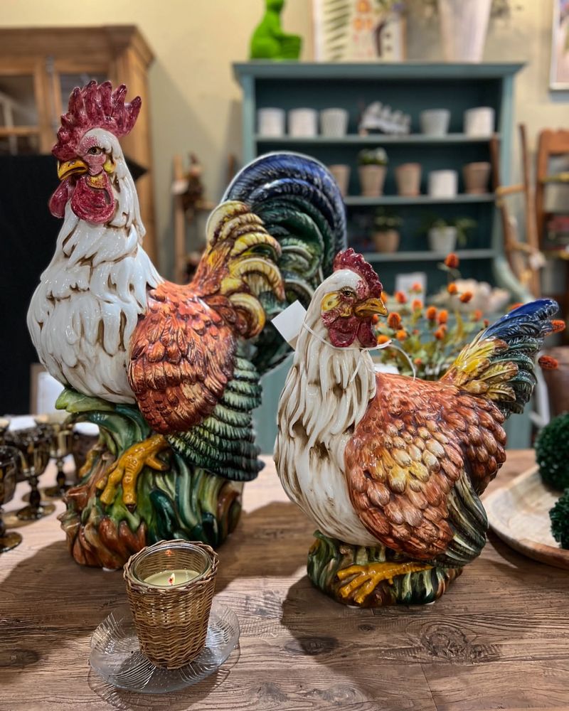 Ceramic Roosters