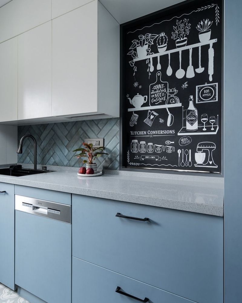 Chalkboard Backsplash