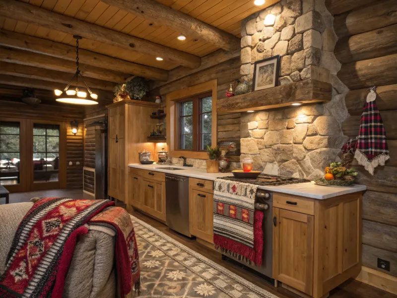 Charming Chalet Kitchen