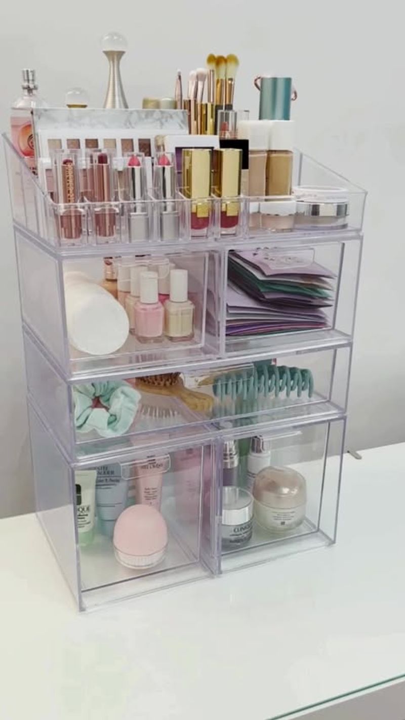 Clear Acrylic Drawer for Beauty Products