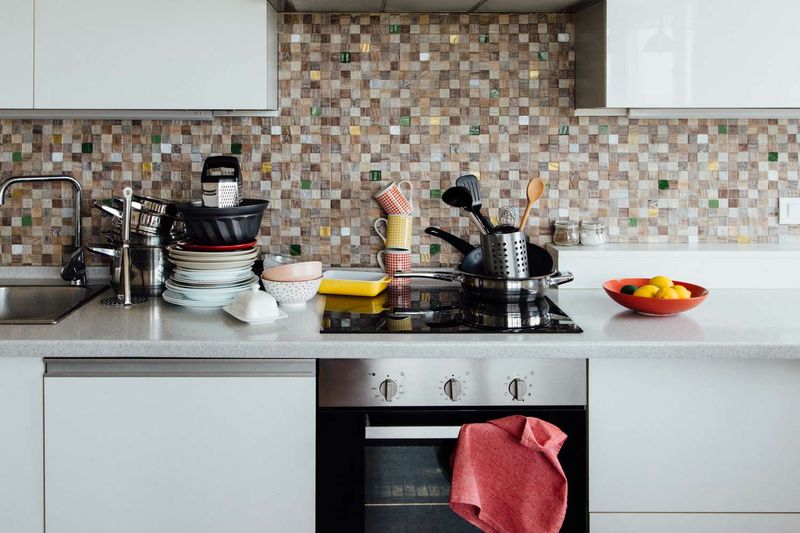 Cluttered Countertops