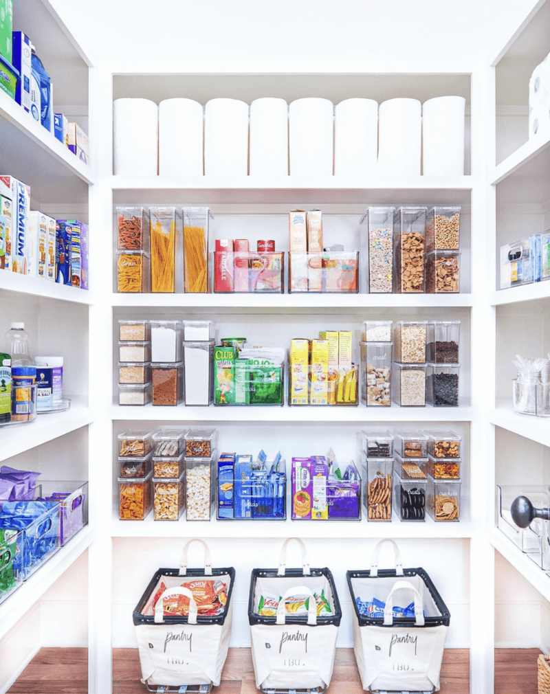 Color-Coding Pantry Zones