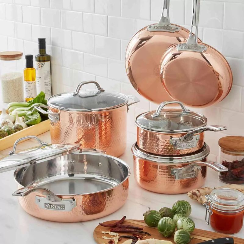 Copper Cookware Set