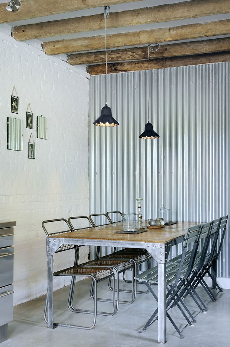 Corrugated Metal Accents