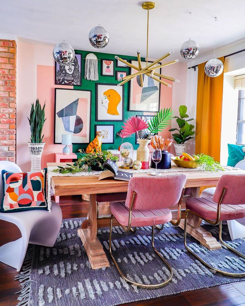 Colorful Dining Room