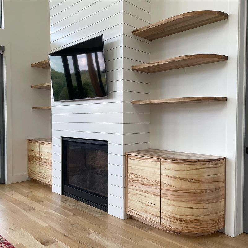 Curved Shelving