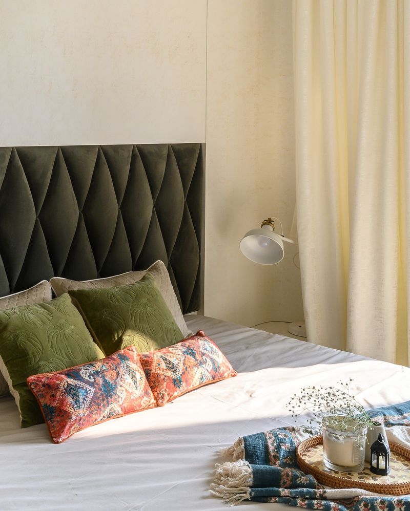 Dark Green Headboard