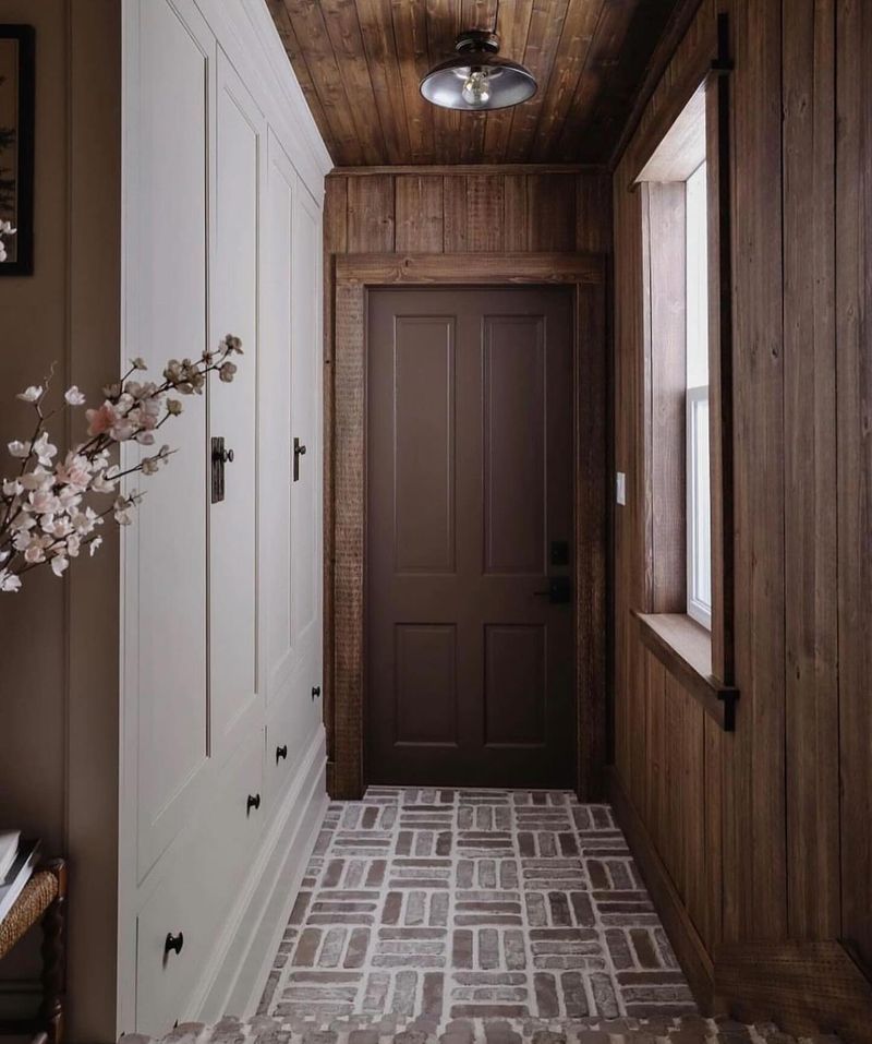 Dark Wood Paneling