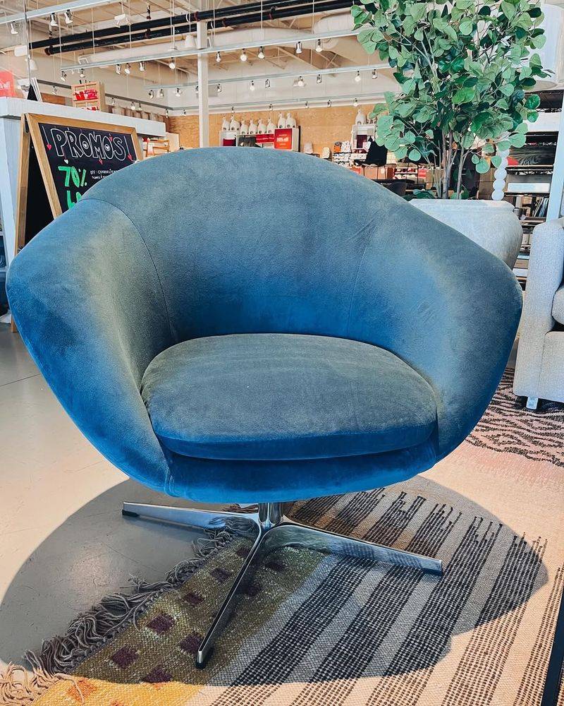 Electric Blue Desk Chair