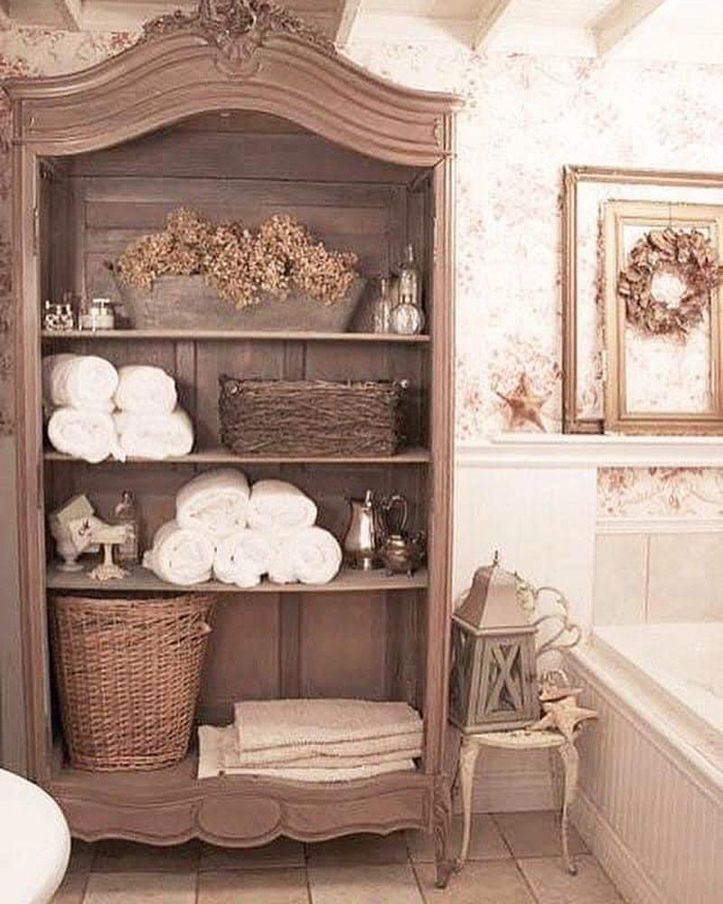 Elegant Bathroom Storage