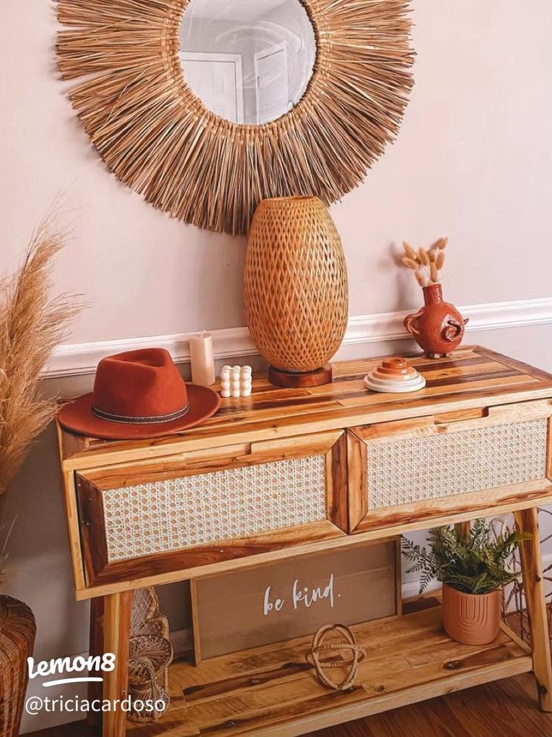 Elegant Boho Entryway