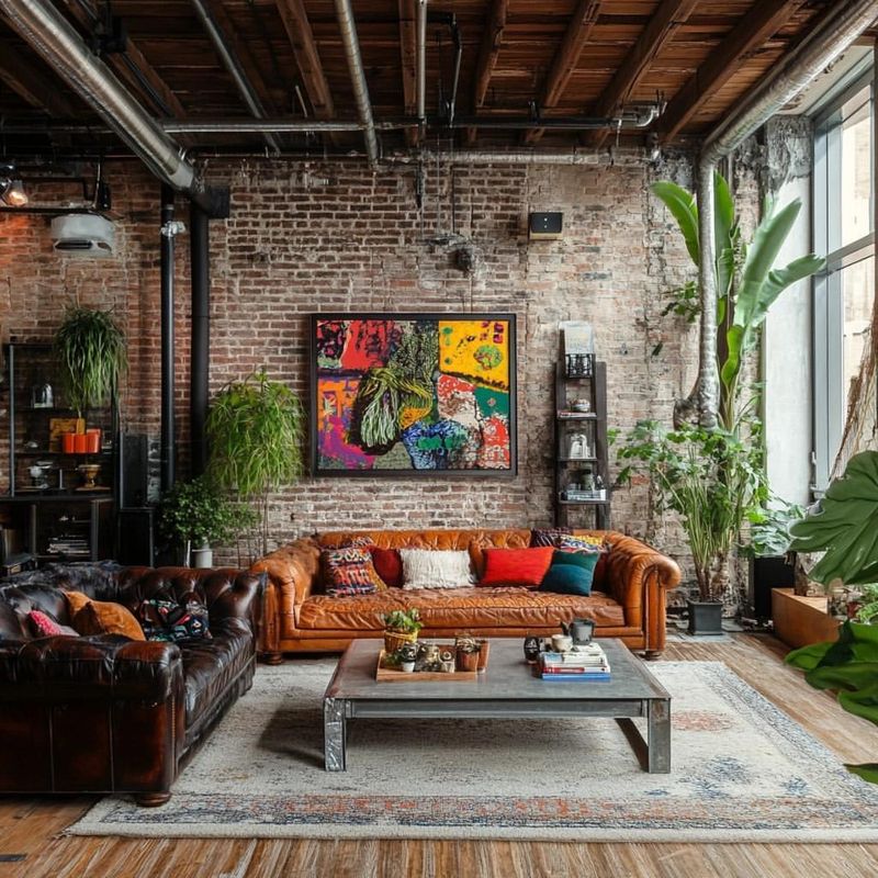 Industrial Loft Living Room