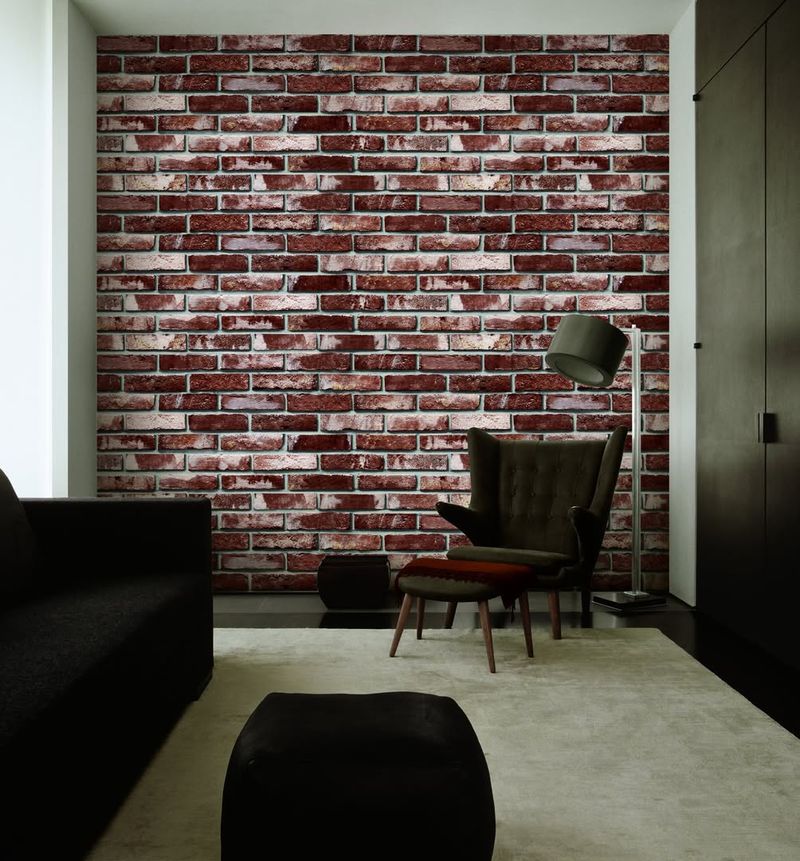 Exposed Brick Wallpaper